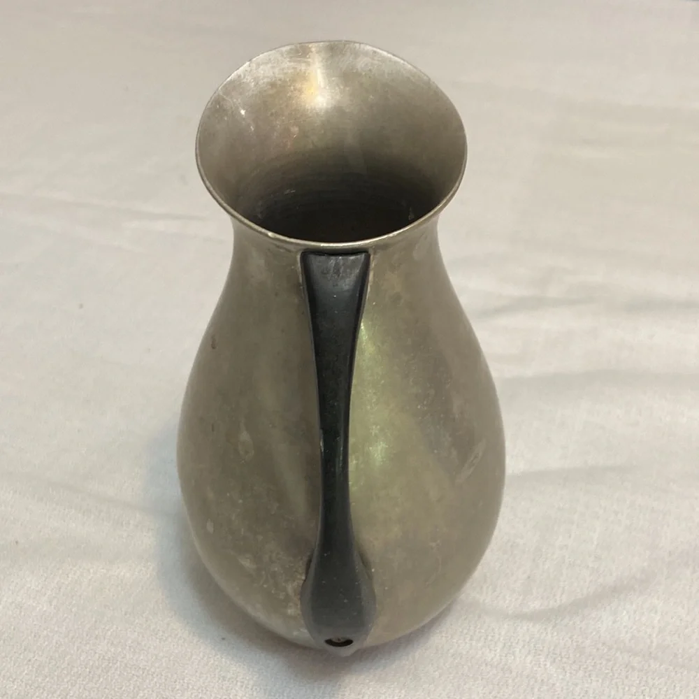 Vintage Puralum Italy Aluminum Small Creamer Dining Pitcher-Collectible - EUC